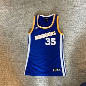 Warriors jersey. Women’s. Size medium (fits small). Kevin Durant. NWOT